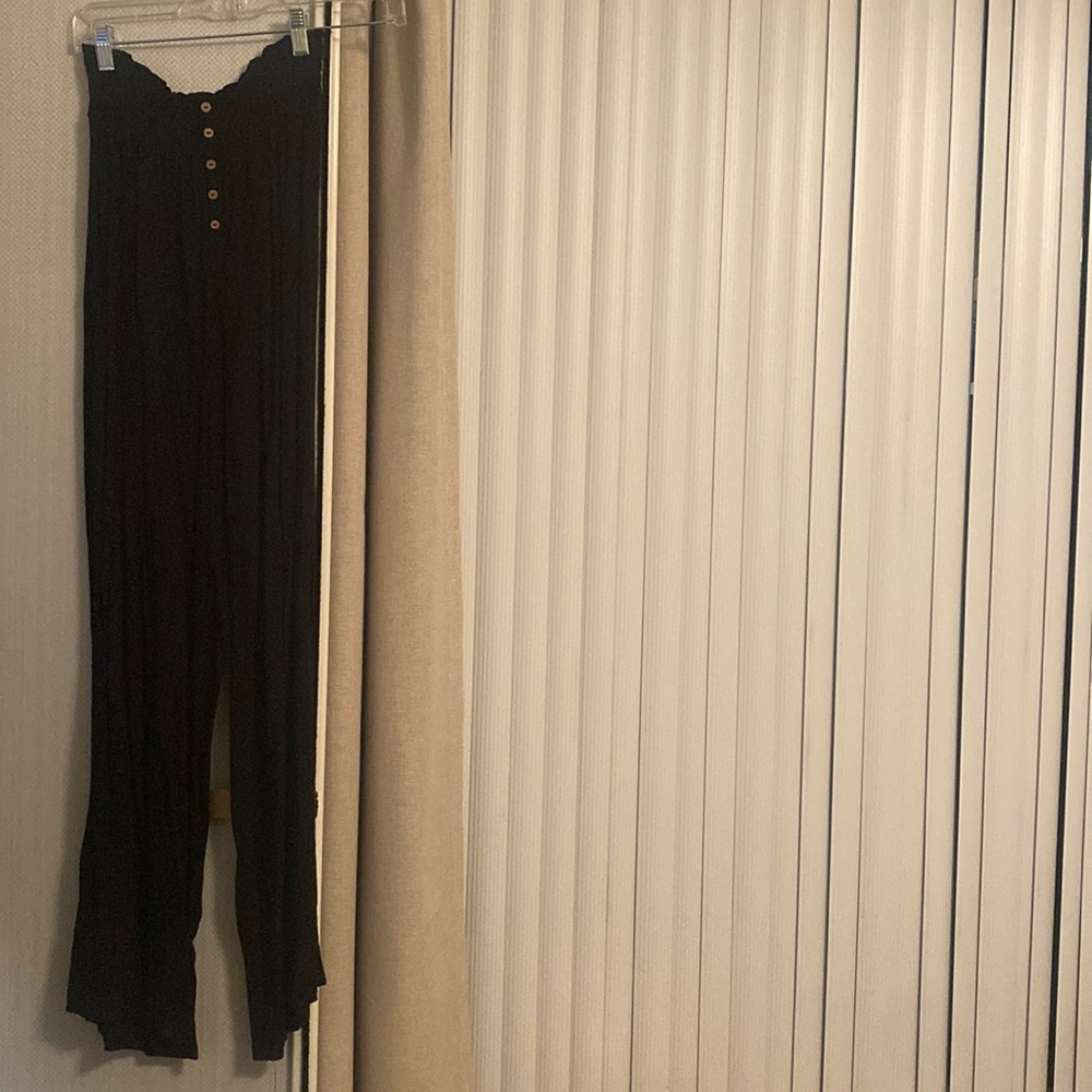 Black lounge beach pants